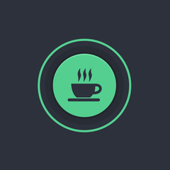 Modern Circle App Button