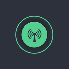 Modern Circle App Button