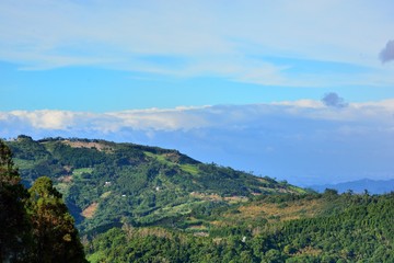  Mountains and clouds in the Hsinchu,Taiwan.