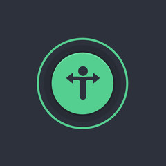 Modern Circle App Button