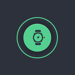 Modern Circle App Button