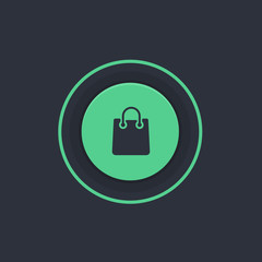 Modern Circle App Button