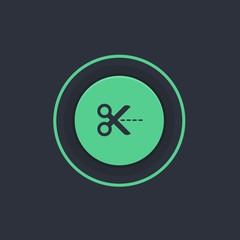 Modern Circle App Button