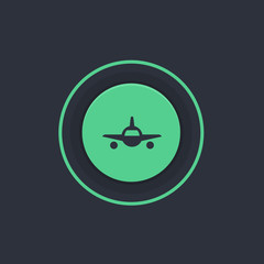 Modern Circle App Button