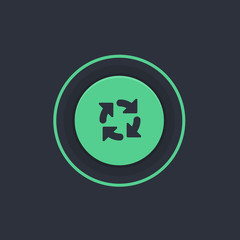 Modern Circle App Button