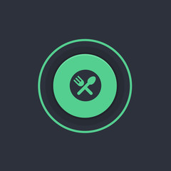 Modern Circle App Button