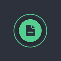 Modern Circle App Button
