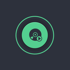 Modern Circle App Button