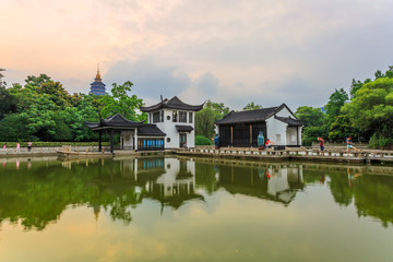 Fototapeta na wymiar Chinese classical architecture landscape