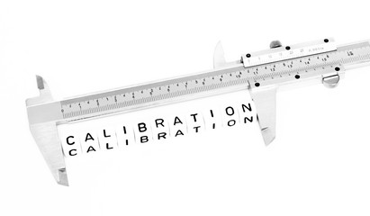 Calibration symbol with a caliper