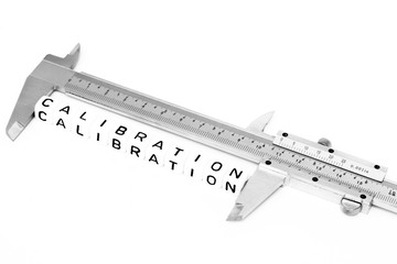 Calibration symbol with a caliper