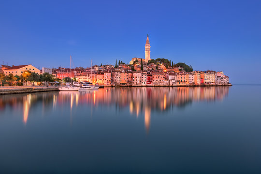 Rovinj Skyline in the Morning, Istria, Croatia