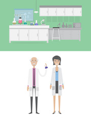 Lab Background and Character Concept