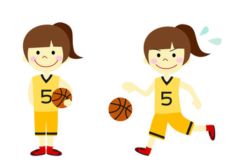 バスケットボール　女の子