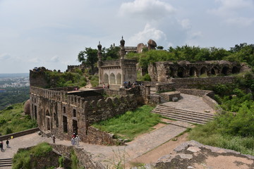 Golconda fort, Hyderabad, India