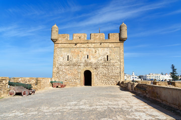 Fototapeta na wymiar Fortress in Essaouira. Morocco