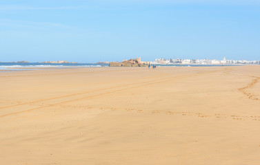 View on the beach in Essaouira. Morocco