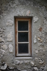 オーストリアの田舎の窓