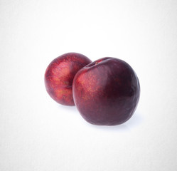 Plum or Sweet Ripe Plum fruit on a background.