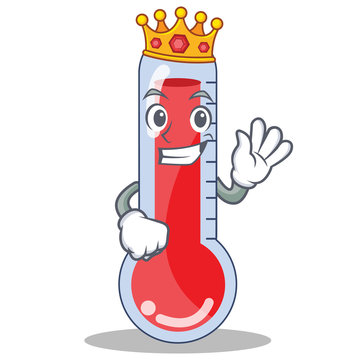 King thermometer character cartoon collection