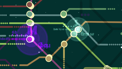 Holographic Metro Map