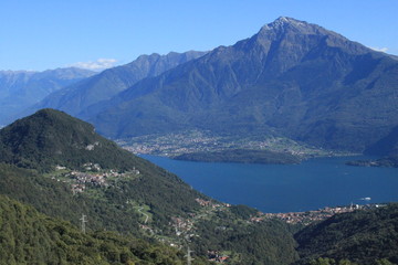 Comer See und Monte Legnone