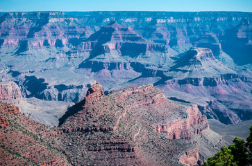 Natural parks of the USA. Scenic view of the Grand Canyon