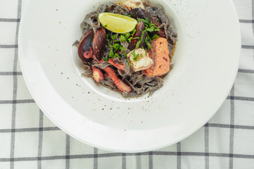 pasta with seafood