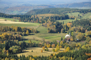 Góry Stołowe jesienią