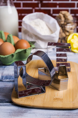 Metal molds for cookies