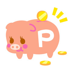 豚の貯金箱　ポイント
