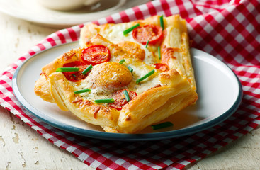 puff pastry breakfast egg tarts