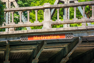Fototapeta premium Schild 297 - Motivation