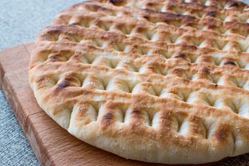 Turkish Tirnak Pide or Pita