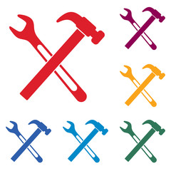 Plumbing work symbol icon