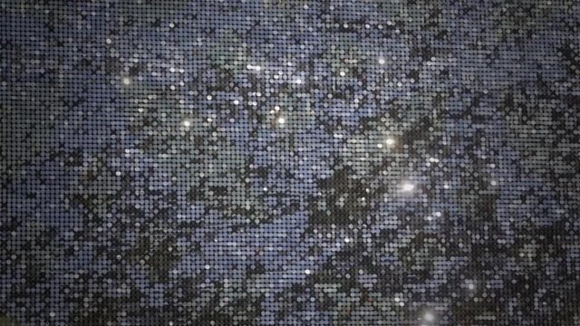 Color footage of a glittering background, shining.