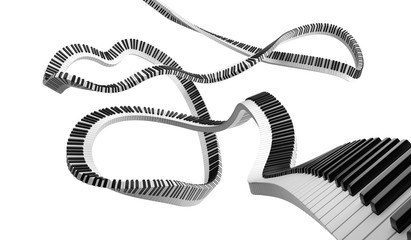 Piano Keaboard Infinity Path