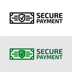 Secure payment icon.