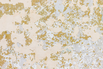old weathered peeling painted wall background