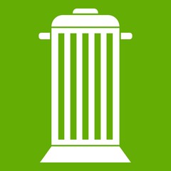 Street trash icon green