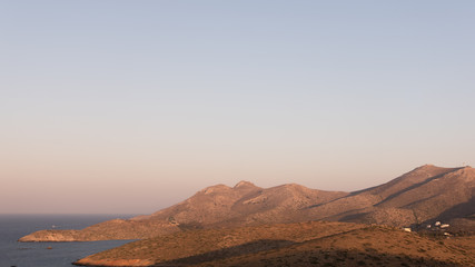 Panorama paysage méditerranéen