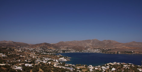 Panorama paysage méditerranéen