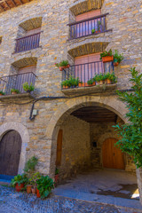 Mountain village of Torla Ordesa, Huesca, Spain