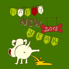 New Year Postcard