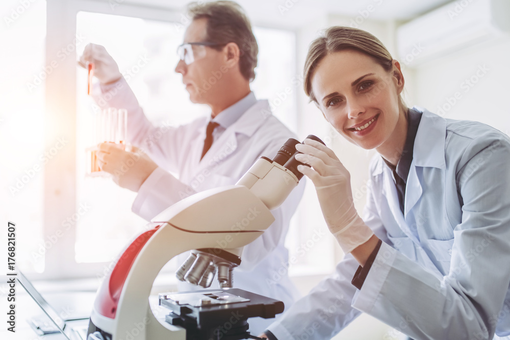 Canvas Prints laboratory scientists working