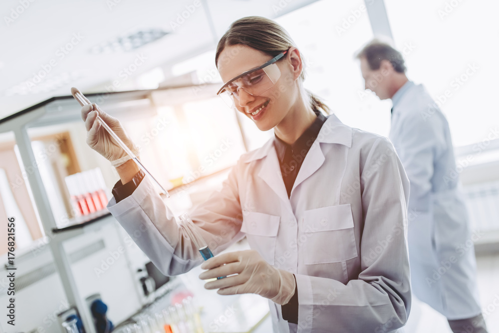 Canvas Prints laboratory scientists working