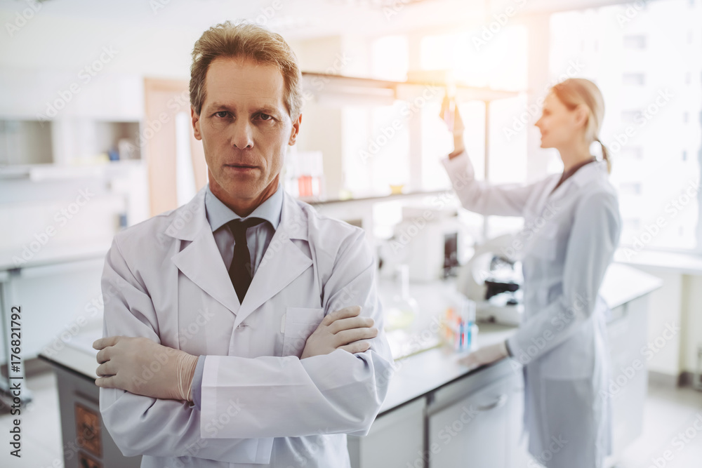 Canvas Prints laboratory scientists working