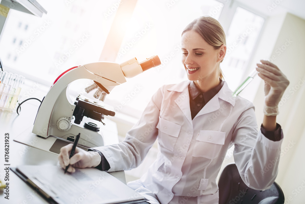 Canvas Prints laboratory scientist working