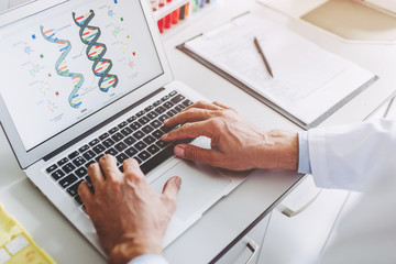 Laboratory scientist working
