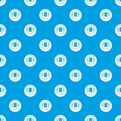 Round stadium top view pattern seamless blue